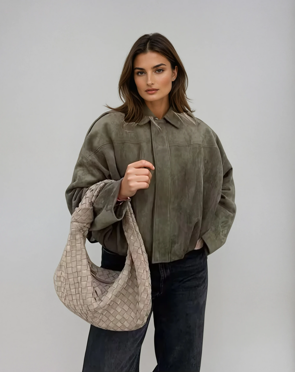 Ariana | Oversized Bomberjack – Cropped Jack