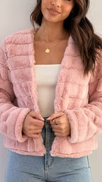 Emilia | Faux Fur Jas – Cropped Jas