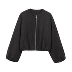 Retrisha | Bomberjack met elastische zoom – Cropped jack