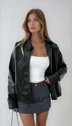 Zeptera | Faux Jack – Cropped Jasje met Rits